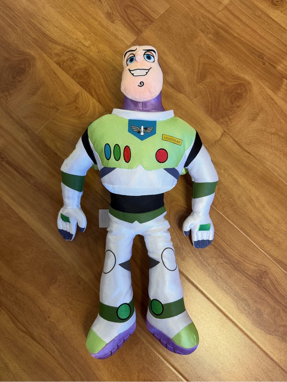 Disney Buzz Lightyear Plush - White, Green & Purple